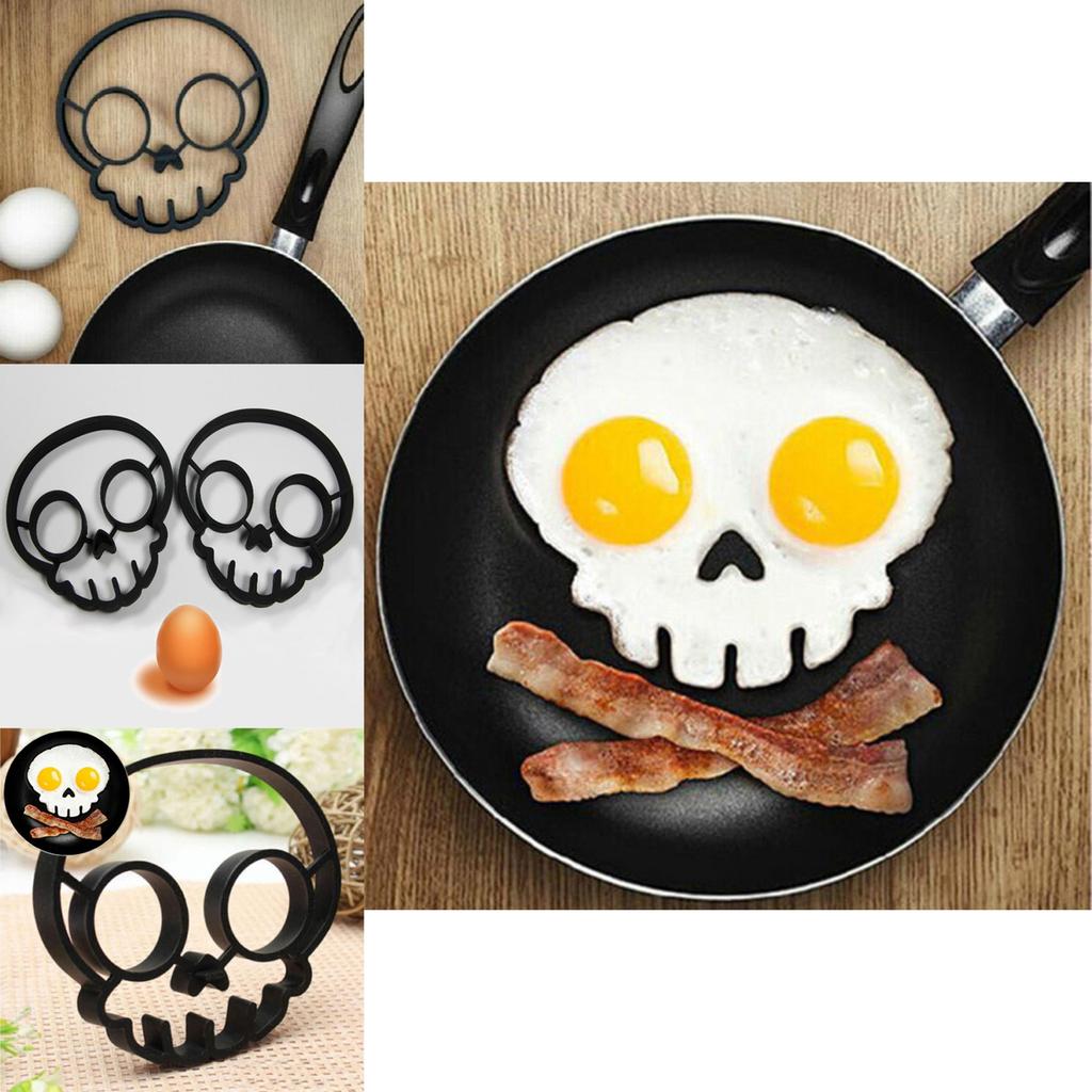 Skull Silicone Egg Maker Cartoon Egg Mold For Breakfast And Gifting