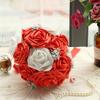 Artificial Bridal Bouquet Flowers for Wedding Decorations Props Accessories (Purple)