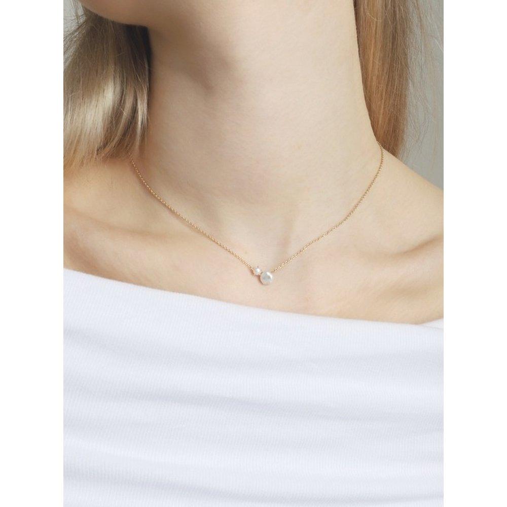 Silver925 Dew Drop Natural Water Pearl Necklace Ps154N