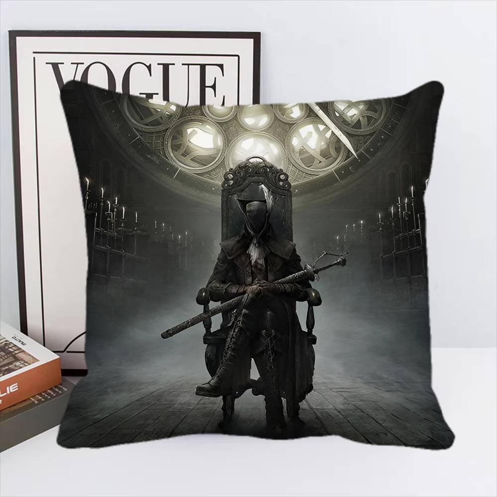 Game Bloodborne Pillow Case Square Pillow Bedroom Sofa Leisure Comfort Cushion Car Living Room Home Decoration