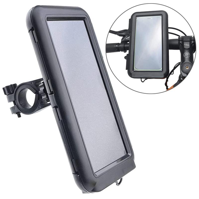 Upgrade Waterproof Bicycle Phone Bag Case Cover Motorcycle Bike Handlebar Cell Phone Mount for iPhone 15 16 17 Samsung Xiaomi