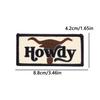 West Cowboys Iron On Patches For Clothing thermoadhesive Patches For Clothes Mushroom Embroidery Patches For Hat/Jeans DIY Badge
