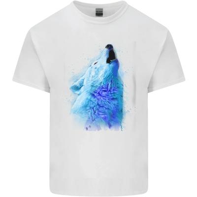 Watercolour Wolf Kids T-Shirt Childrens