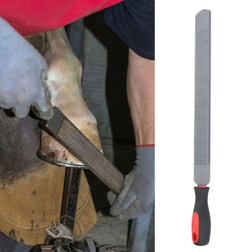 Durable Multi-Size Horse and Cow Hoof Trimming Rasp - Large Flat, Wear-Resistant Tool for Horse and Cow Hooves
