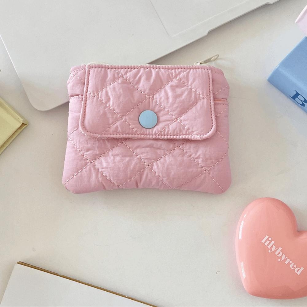 Candy Color Small Lipstick Bag Jewelry Packing Bag Sanitary Napkin Storage Bag Cute Wallet  Daily