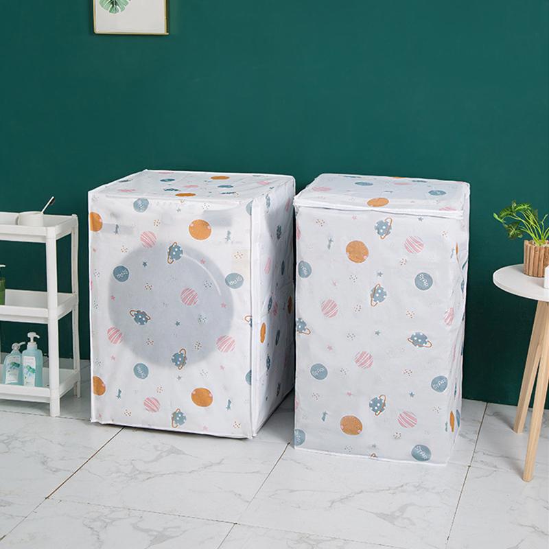 1PC Universal Washing Machine Cover Washing Machine Dust Cover Anti-Mold Laundry Cover Heavy-Duty 83x62cm/84x57cm