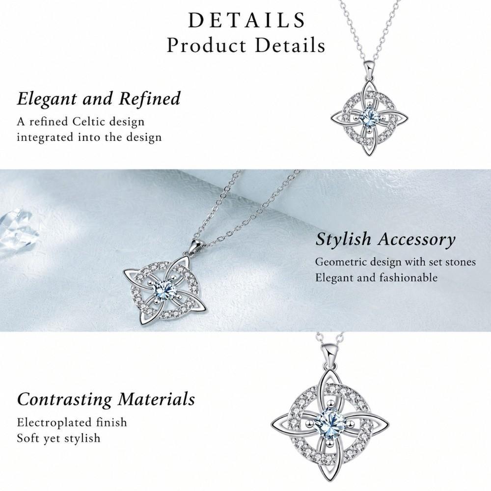 Zircon Gemstone Birthstone Necklace Handmade Amulet Necklace Birthday Anniversary Special Occasion