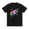 Nyan Cat Funny Meme Rainbow Tshirt Unisex Women Clothing Fashion Harajuku Tshirts Casual Cotton Short Sleeves T Shirts Streetwear
