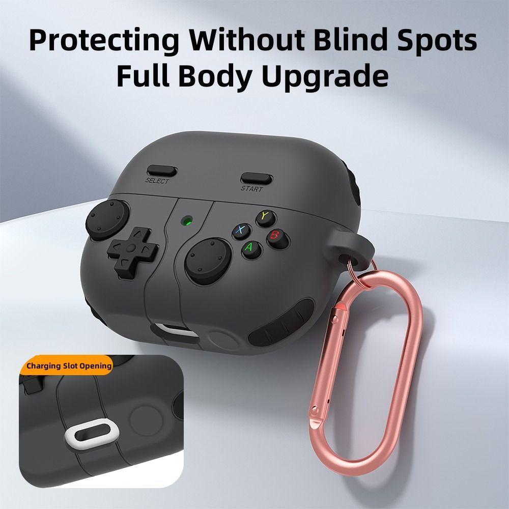 Silicone Case Cover 3D Cartoon Game Console Earphone Accessories Protective Shell Anti-Scratch for Samsung Galaxy Buds3/3 Pro