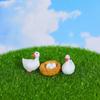 2026 1/8PCS Micro Landscape Ornaments, Simulated Ducks, Yellow Ducks, Home Decor, Desktop Resin DIY Crafts, Decorative Ornaments