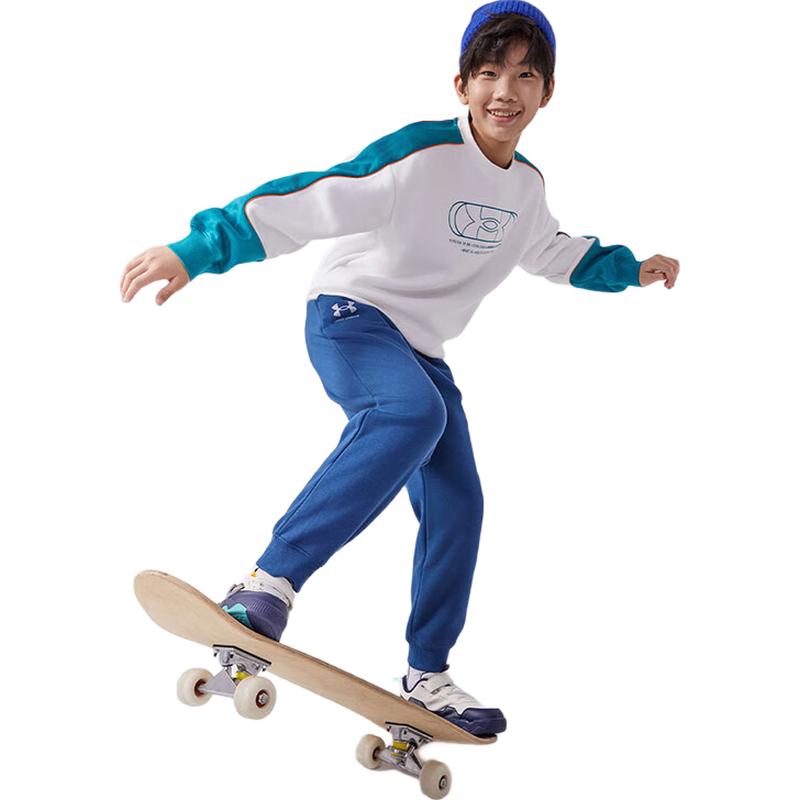 Under Armour Boys  Fleece-Lined Tapered Knit Pants YL_