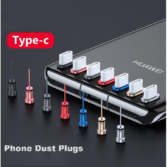 Type C Plug Dust Plug 3.5mm Earphones Jack Sim Card Pin USB Type-C Anti Dust Plug Accessories For Samsung iPhone Huawei Xiaomi2
