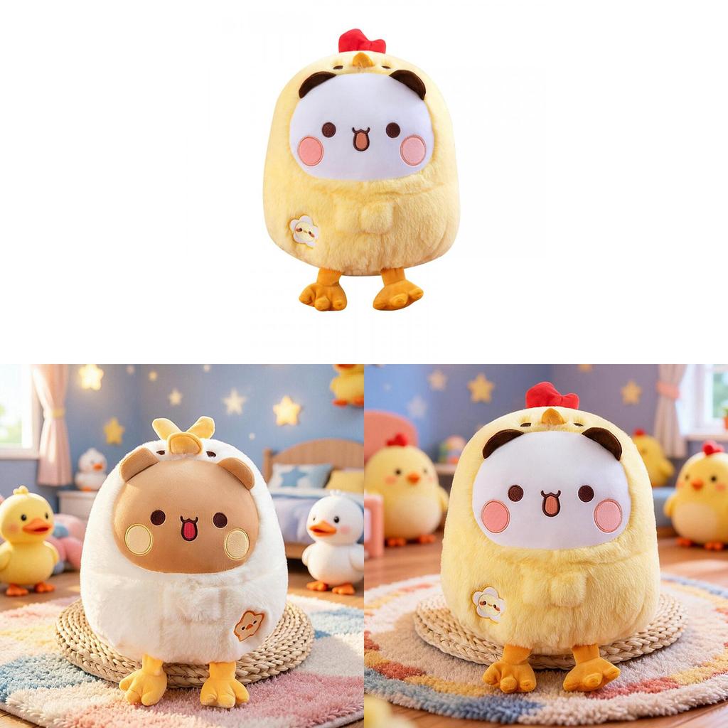 Transforming Chick Plush Toy Keychain With Pp Cotton For Kids And Collectors