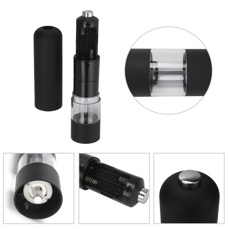 Multi Functional Pepper Grinder Stainless Steel Electric Pepper Grinder Kitchen Black Pepper Sea Salt Food Grinding Grinder