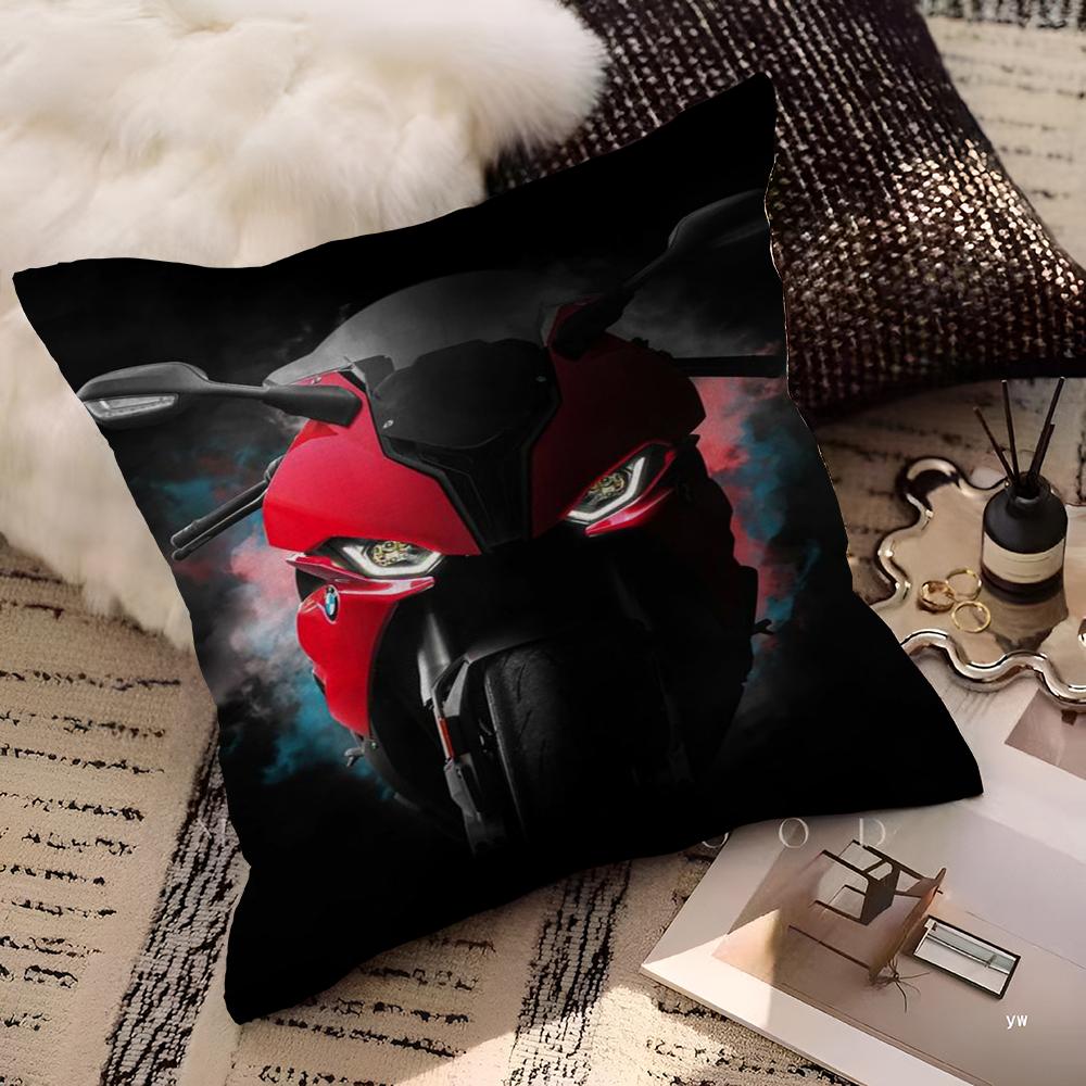 Modern Motorcycle Pillow Cover For Bedroom Room And Living Room Sofa Decorative Cushion Cover
