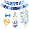 Dog Sequins Hat Cat Birthday Hat Bow Tie Creative Dog Birthday Triangle Scarf  Pet Accessories