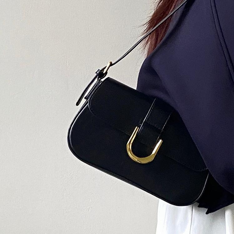 Retro Schoudertas van Lakleer voor Dames Luxe Flap Crossbody Tas Effen Kleur Onderarmtas Rode Crossbody Tas Dames Handtas
