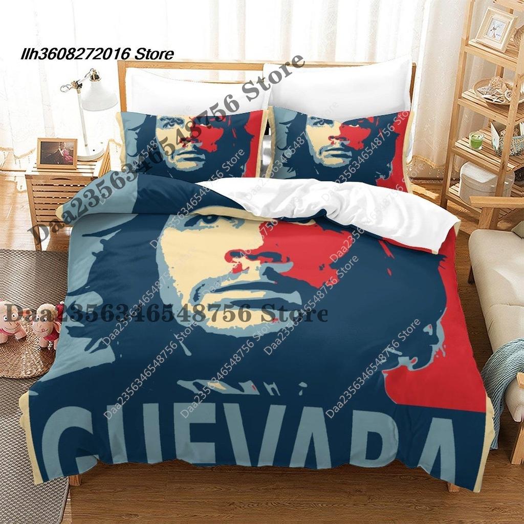 Přikrývka Nová sada povlečení Che Guevara Jednolůžko Twin Plné Královna Král Velikost Postele Aldult Dětský Pokoj s 3D potiskem Anime Postel