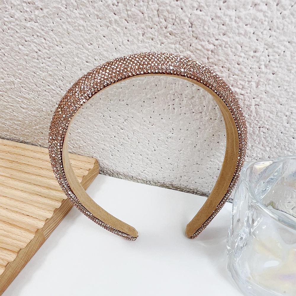 Full Diamond Sponge Headband Super Shiny High-end Headband Fashionable Women's Hair Accessories