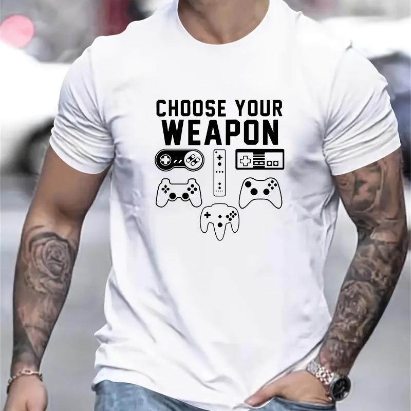 

Gaming Controller Print T-Shirt Breathable Cool, Comfortable Wear,Daily Casua XXL