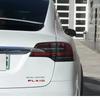 PLAID for Tesla Model 3 S X Y Car Decals ABS Zinc Alloy Plaid  Stickers Badge Version Performance Trunk Emblem Decoration