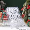 6pcs New Plastic Christmas Ball 6cm DIY Xmas Tree Charm Reusable Xmas Tree Ornament New Year