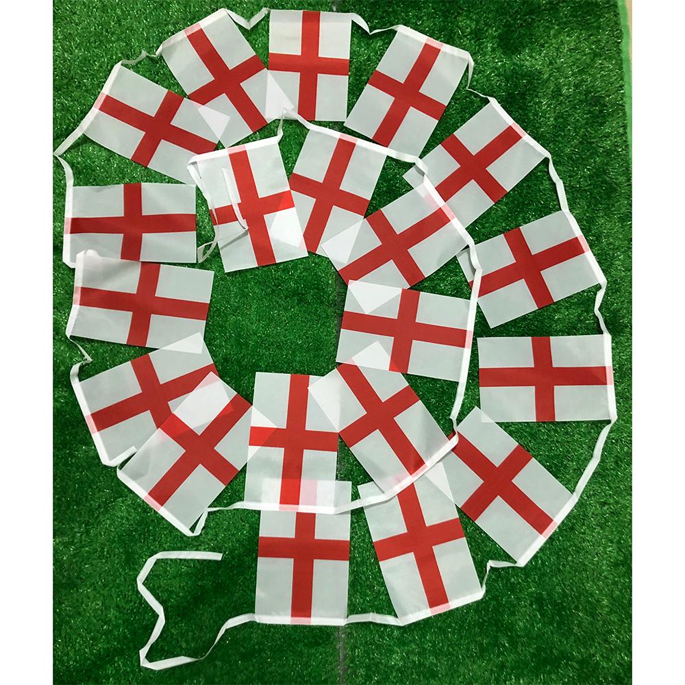 (SKY FLAG)14x21cm England bunting flags 20pcs/package polyester Pennant England String Banner Buntings Festival Party Holiday