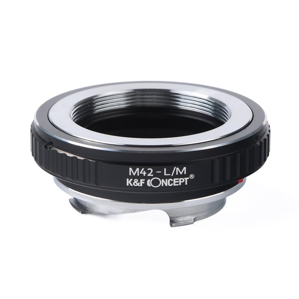 K&F CONCEPT M42 Lens to Leica Mount Adapter for M Cameras, M42 Leica Lens Adapter, Infinity Focus, High Precision, Manufacturer Direct Store