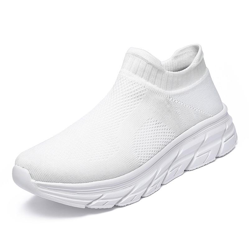 Hot Sale Fashion Running Sneakers for Men Women Breathable Socks Shoes Trainers Men Slip-on Lightweight Sports Shoes Big Size 46