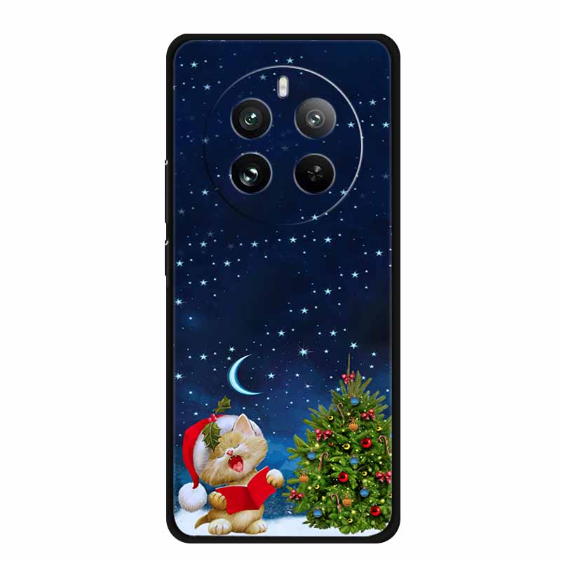 2024 Christmas Phone Cases For Realme 12 Pro Plus Case Soft TPU Silicone For Realme 12 Pro Cover Bumper Funda 12Pro Pro+ 5G Case
