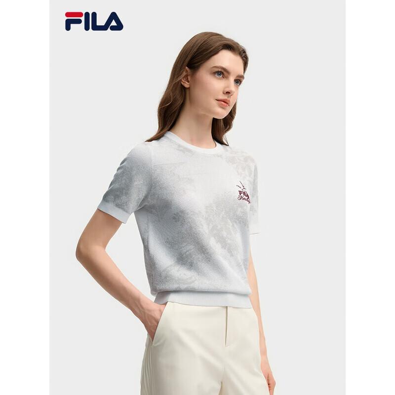 Fila Women s Casual Knit Short Sleeve Sweater M