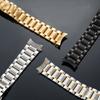 316L Solido Estremità Curva Acciaio Inossidabile Cinturino per Orologio Due Interfacce Catena per Orologio 16 18 19mm 20mm 21mm 22mm 23mm 24mm Braccialetto Strap