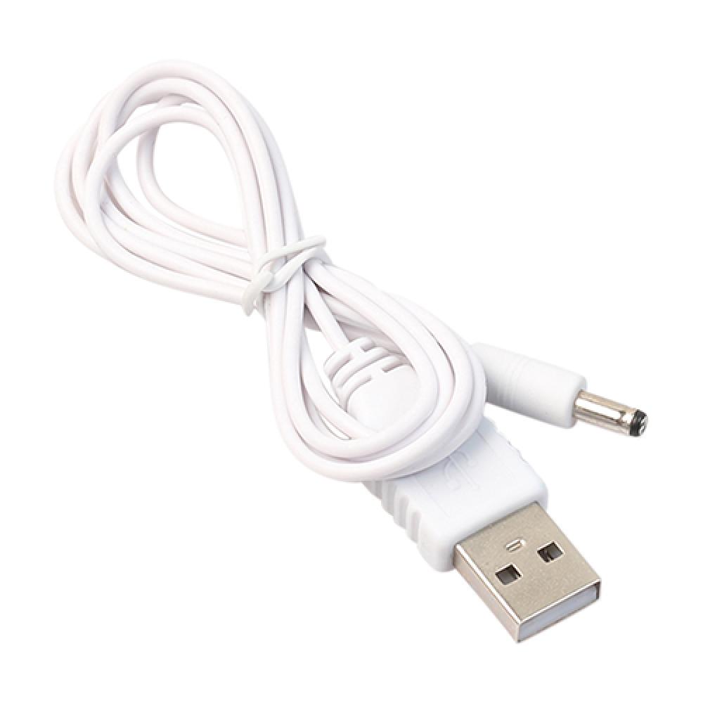 

1 м USB DC кабель для зарядки 3,5 мм x 1,35 мм мама на USB тип A папа адаптер кабель питания провод белый