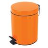 Spirella Metal Pedal Bin Sydney 3l Orange