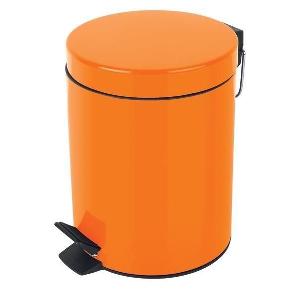 Arborescence Spirella Pedaalemmer Metaal Sydney 3L Oranje Oranje