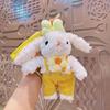 Cartoon Plush Princess Dress, Long-eared Rabbit Keychain, Cute Dress-up Rabbit Girl Bag Pendant
