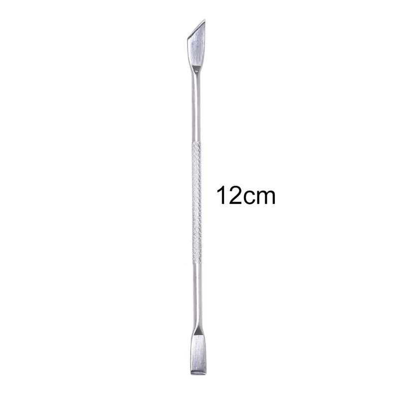 1Xnail Cuticle Remover Skin Cleaner Stainless Double Sided Spoon Pusher Art Tool