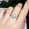 European and American Creative Classic Accessories Round Zircon Princess Ring Fashion Women's Jewelry