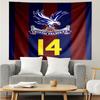 Crystal Fc Crest Printed Printed Tapestry, for Bedroom,Livingroom, dormitory, Large Wall Decor, Fabric Decor Fan Birthday Gifts