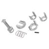 Door Lock Repair Kit 51217035421 Front Left Right Door Lock Barrel Repair Set for X5 E53 1999-2006