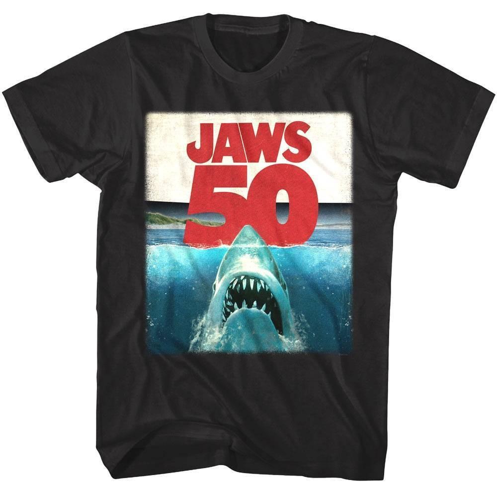 Jaws 50 Movie Poster Men T Shirt XXXXL