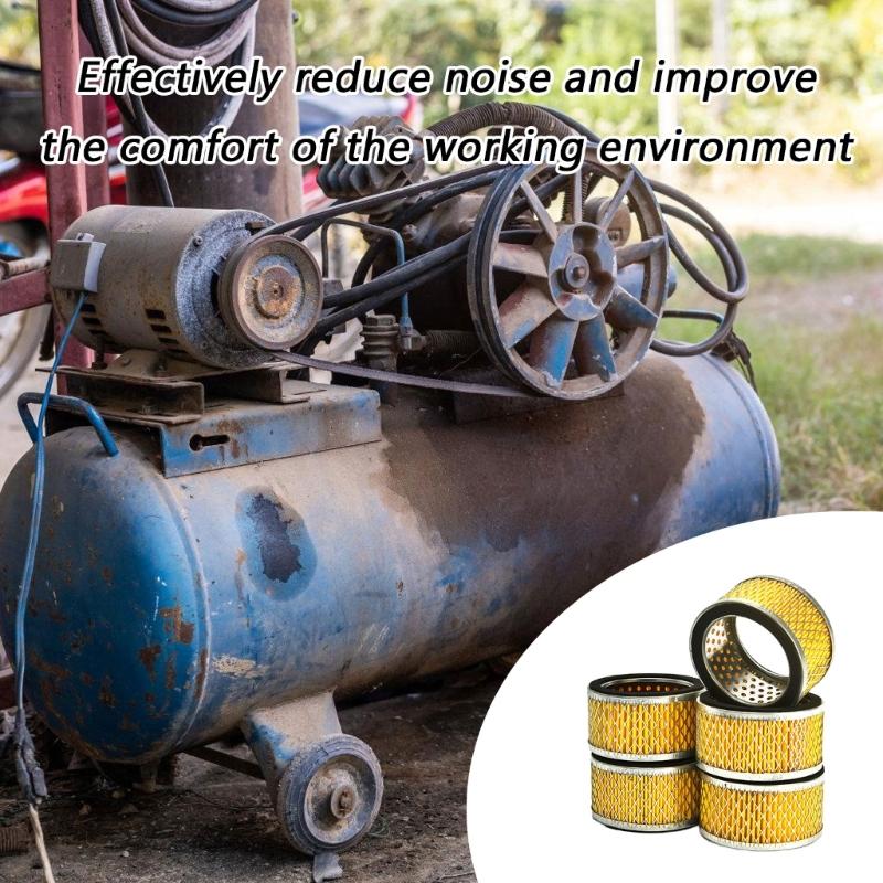 Air Compressor Air Filter Silencers Accessories Corrosion Resistant Nylon Quick Connection Mechanism