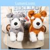 Plüsch Schnauzer Hundespielzeug mit weichem Kurzflor für Kinder und Sammler