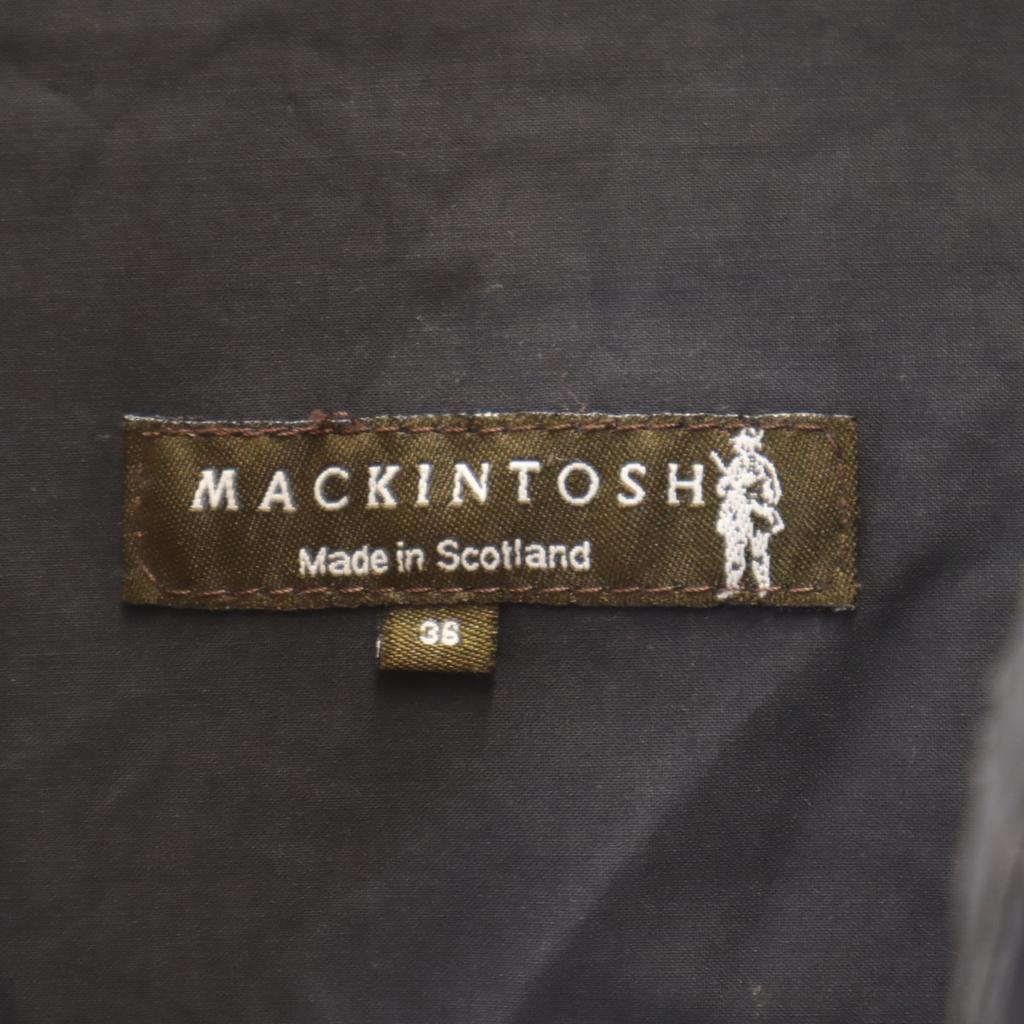 Mackintosh Made In Scotland Rubberized Stainless Collar Coat 36 Black Men's Used