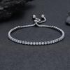 2026 Bracelet Light Luxury High Sense Does Not Fade Zircon Bracelet Fashion Men's and Women's Jewelry