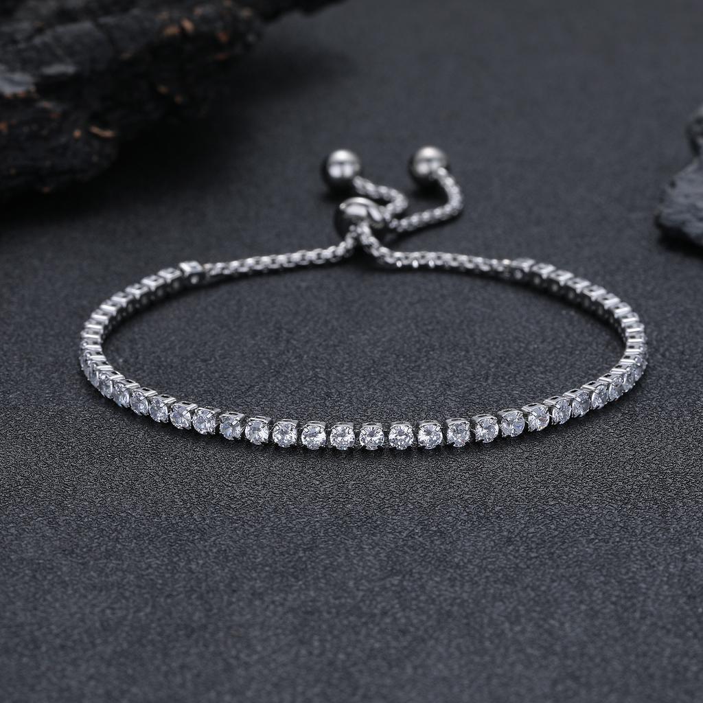 2026 Bracelet Light Luxury High Sense Does Not Fade Zircon Bracelet Fashion Men's and Women's Jewelry