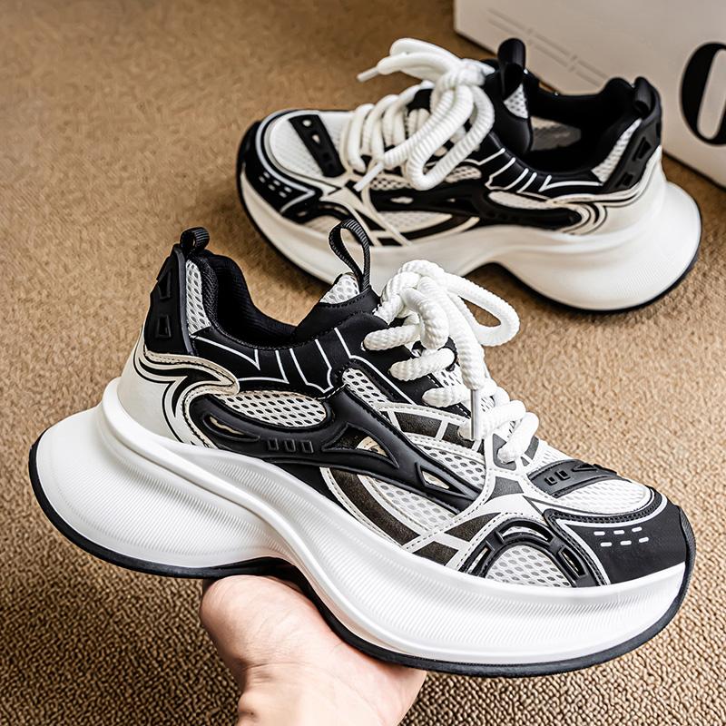 Modă Nouă Pantofi Confortabili cu Talpă Groasă pentru Bărbați pentru Toate Sezoanele Studenți Bărbați Băieți în Tendințe Talpă Moale Respirabili Casual Adidași de Alergare