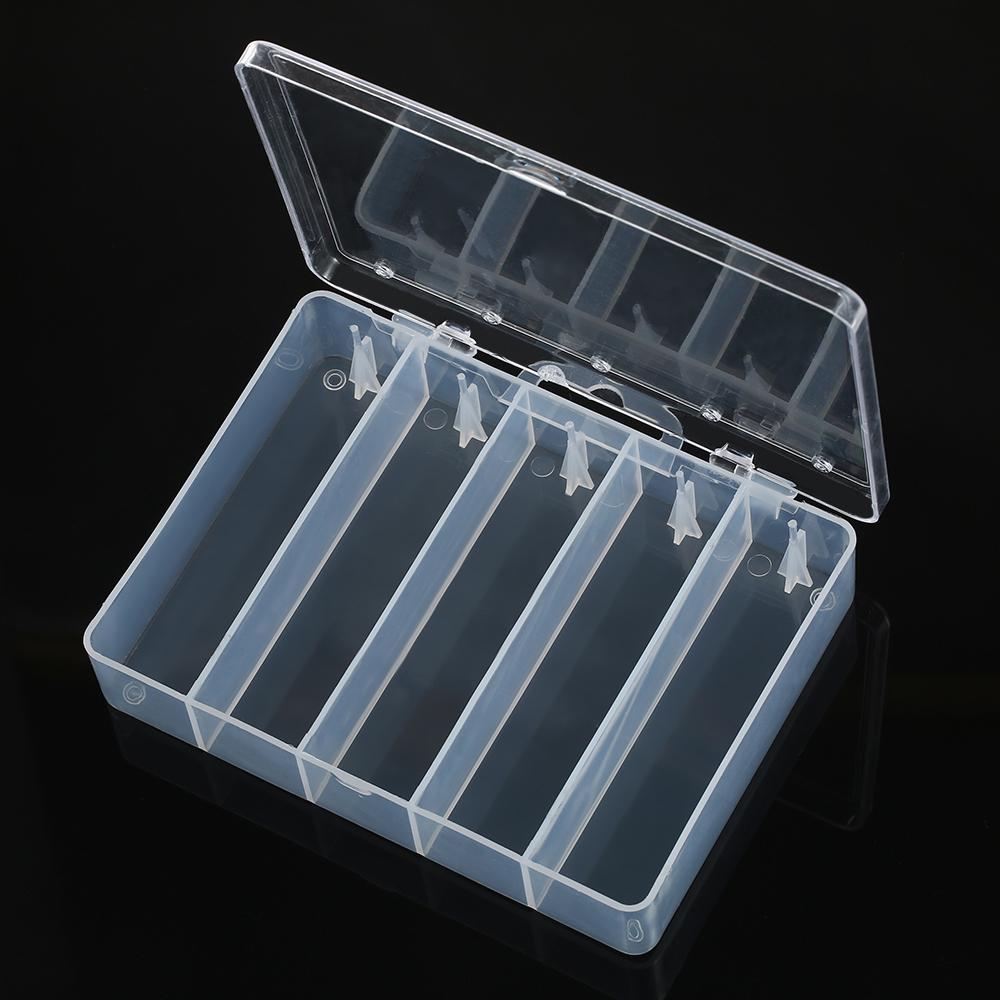 5 Compartment Fishing Bait Lure Hooks Box Bait Storage Case Fishing Tool Tackle Organizer Sorting Box