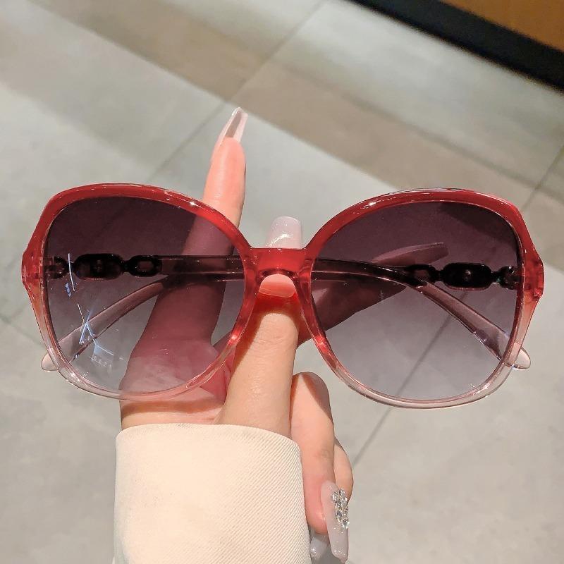 non-polarized Women Oversized Sunglasses New In Vintage Round Gradient Outdoor Shades Travelling Hiking Eyewear