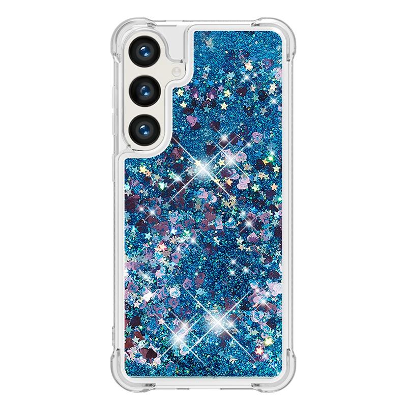 S24 Fe Case On For Funda Samsung Galaxy S24 FE Cover Glitter Dynamic Liquid Case For Samsung S 24 Ultra S24+ S24FE Cases Coque